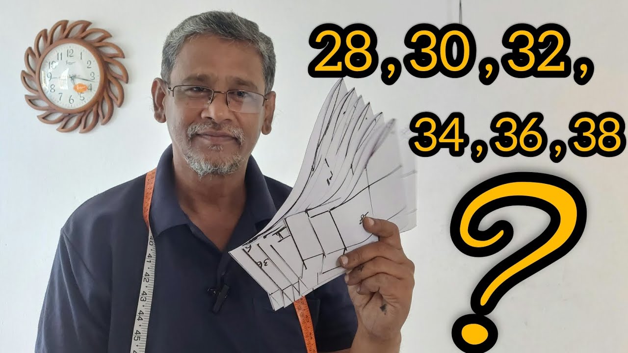sleeve cutting | 28,30,32,34,36,38 size | Tutorial | The Pattern | Anwer