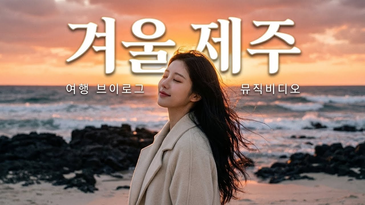 혼자 온 제주 | 겨울 바다가 건네는 위로 🌊 제주 여행 브이로그 뮤직비디오