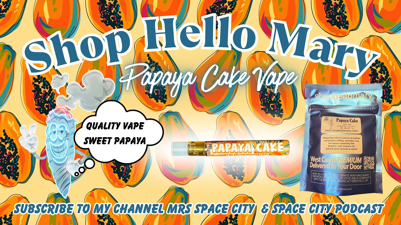 ShopHelloMary Disposable Review: Papaya C**e 🥭🍊🎂
