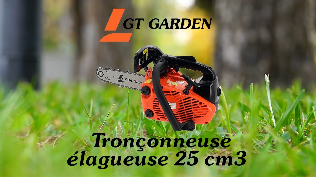 Montage de la tronçonneuse élagueuse GT GARDEN 25 cm3
