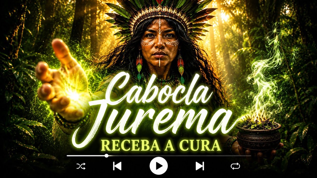 🌿 Cabocla Jurema – Músicas de Descarrego e Cura Espiritual | Banho de Folhas e Flauta na Mata