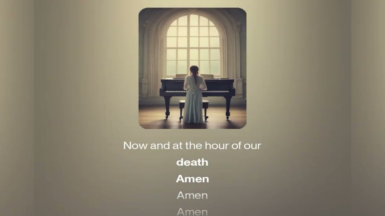 Hail Mary Full of Grace (prayer song) 1
