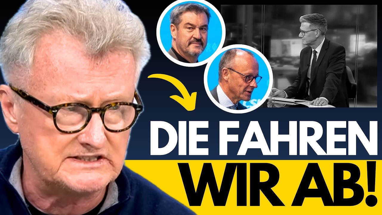 GENUG VON DEN ZWEI❗Live-Wutrede von Jörges zu Merz und Söder, denn beide haben keinen Plan!!!