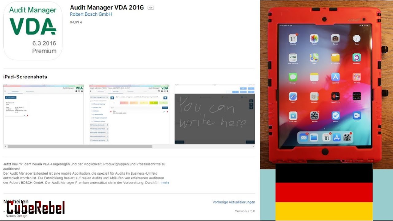 VDA 6.3 Audit Manager App von Bosch