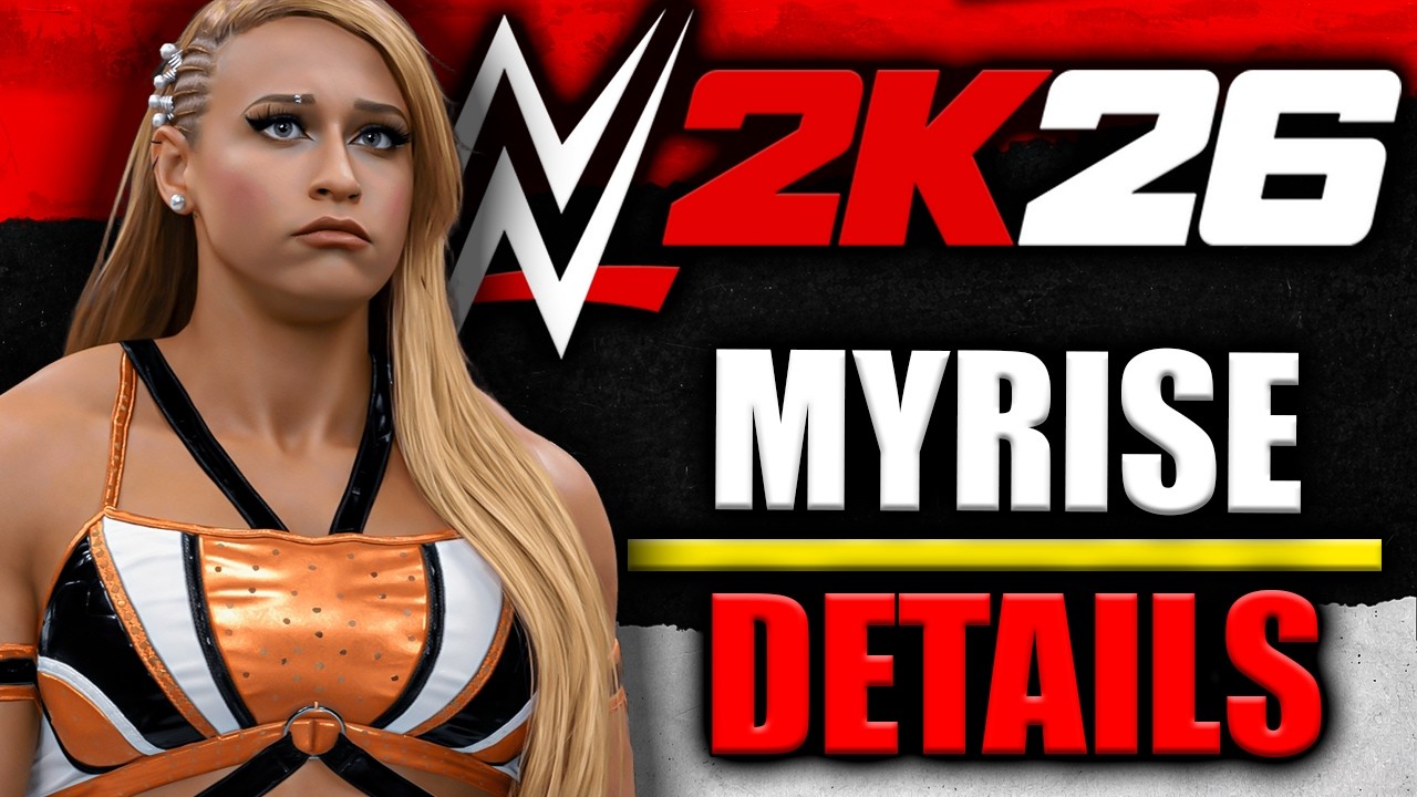 First MYRISE Details Revealed For WWE 2K26!