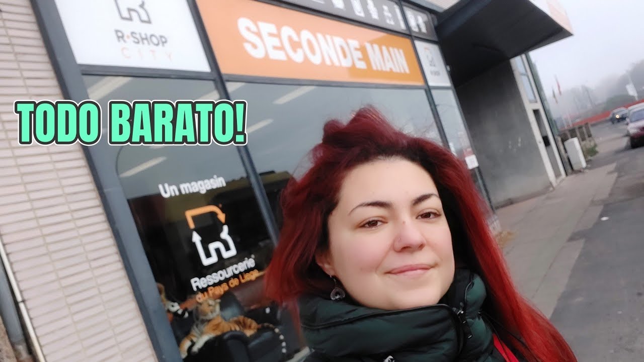 Comprando cosas BARATAS en tienda de segunda mano en Liège-Bélgica
