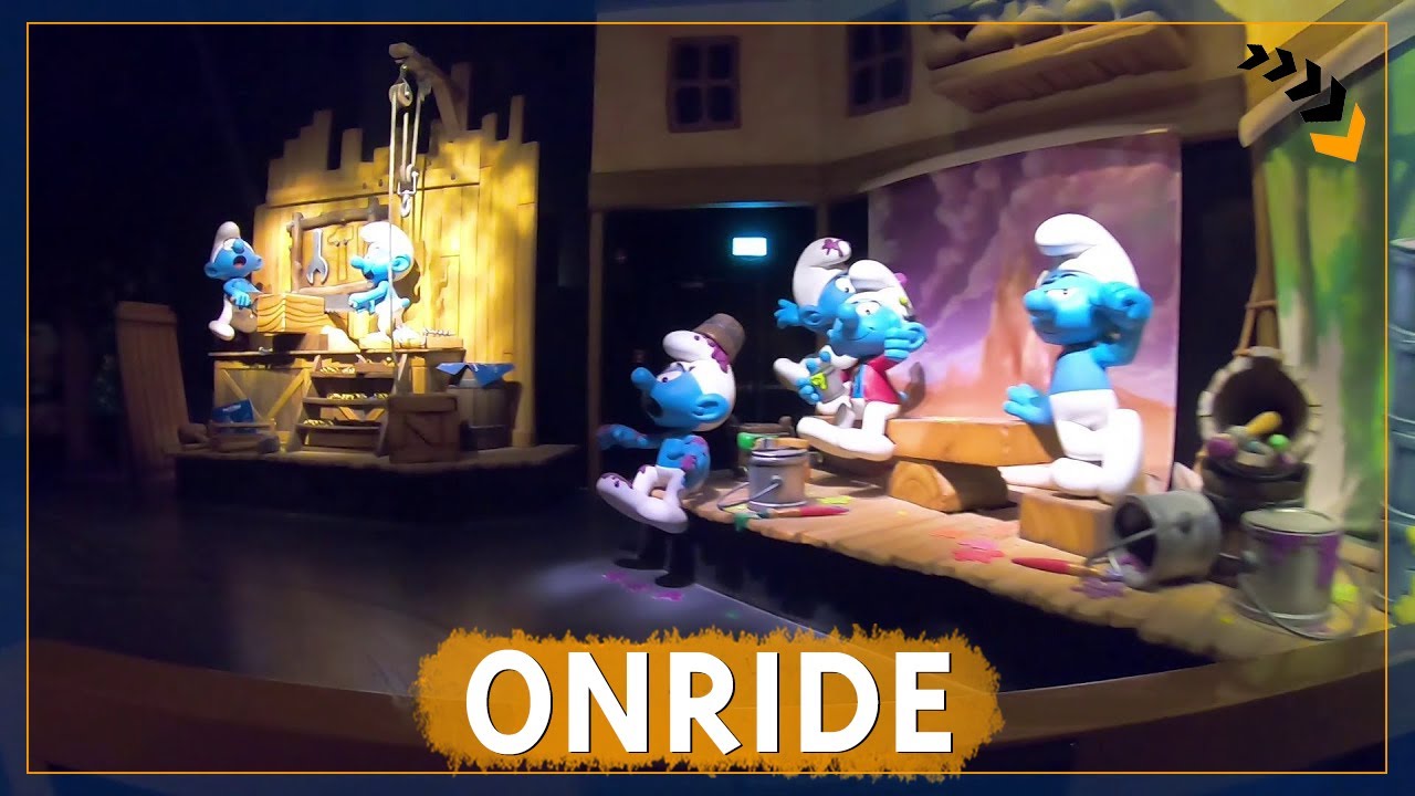 Smurfs Studio Tours - Motiongate | ETF Rides | Dark Ride | POV