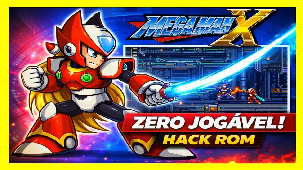 Mega Man X SNES 🔥 Hack do Zero Jogável do Início ao Fim