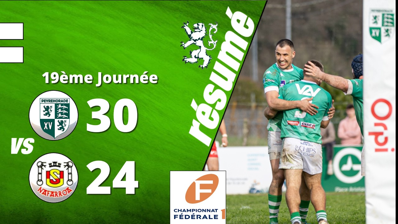 J19 Fédérale1 Peyrehorade sports vs US Nafarroa résumé