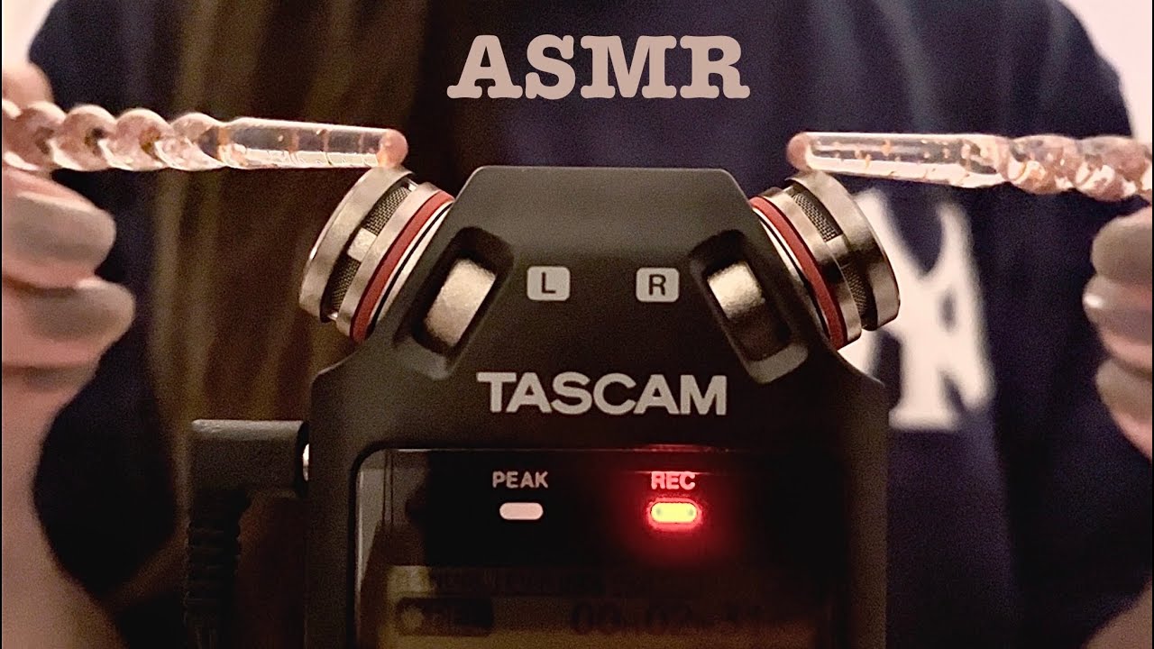 ASMR 💗 Scratching/Tapping on Tascam w/ Brush Ends (No Talking)
