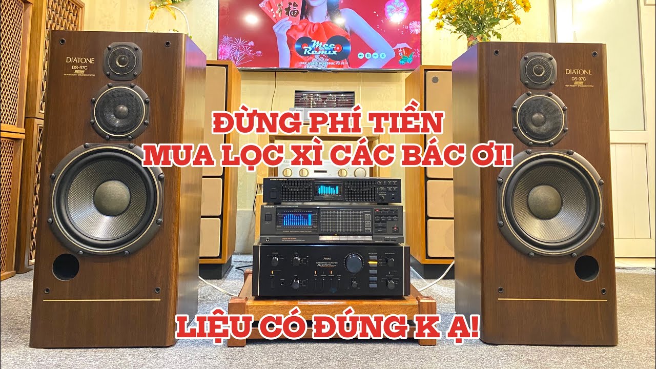Lọc xì Marantz EQ 551, Technics SH 8066, Sansui 707 XDecade, Diatone DS 97C, Hoàng Tuyên Audio