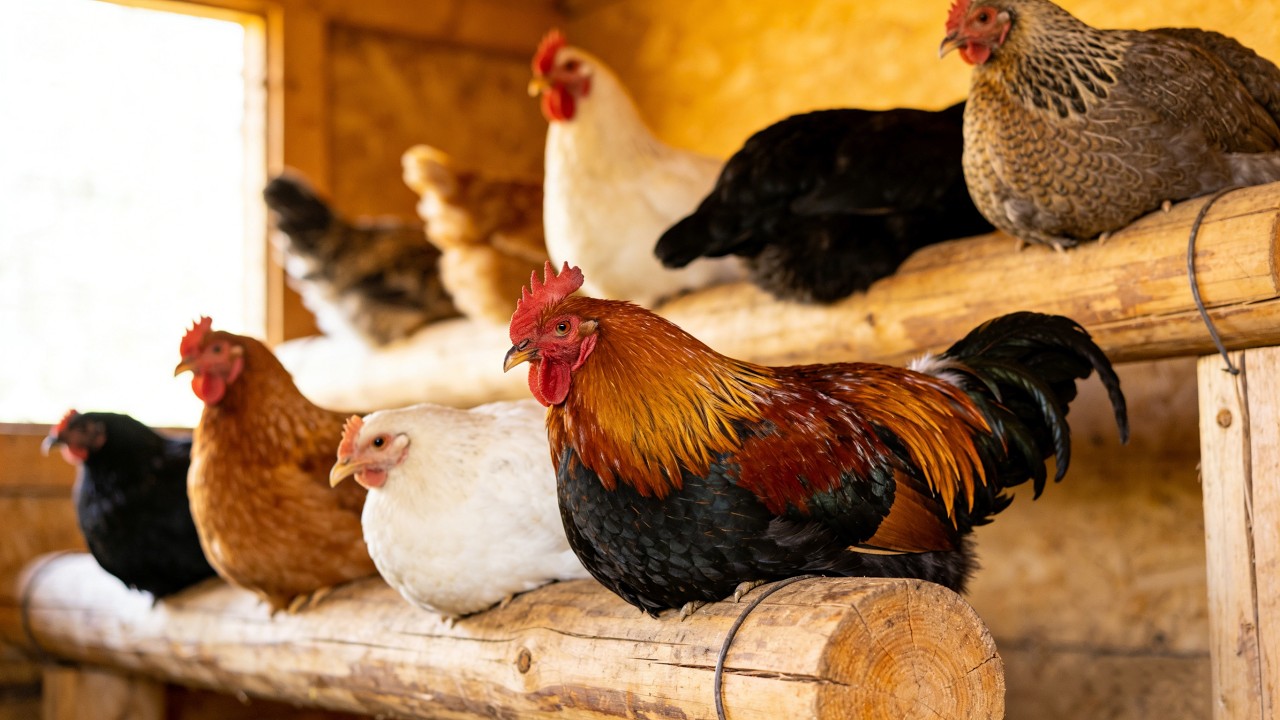 Morning Feeding Routine for 50 Chickens