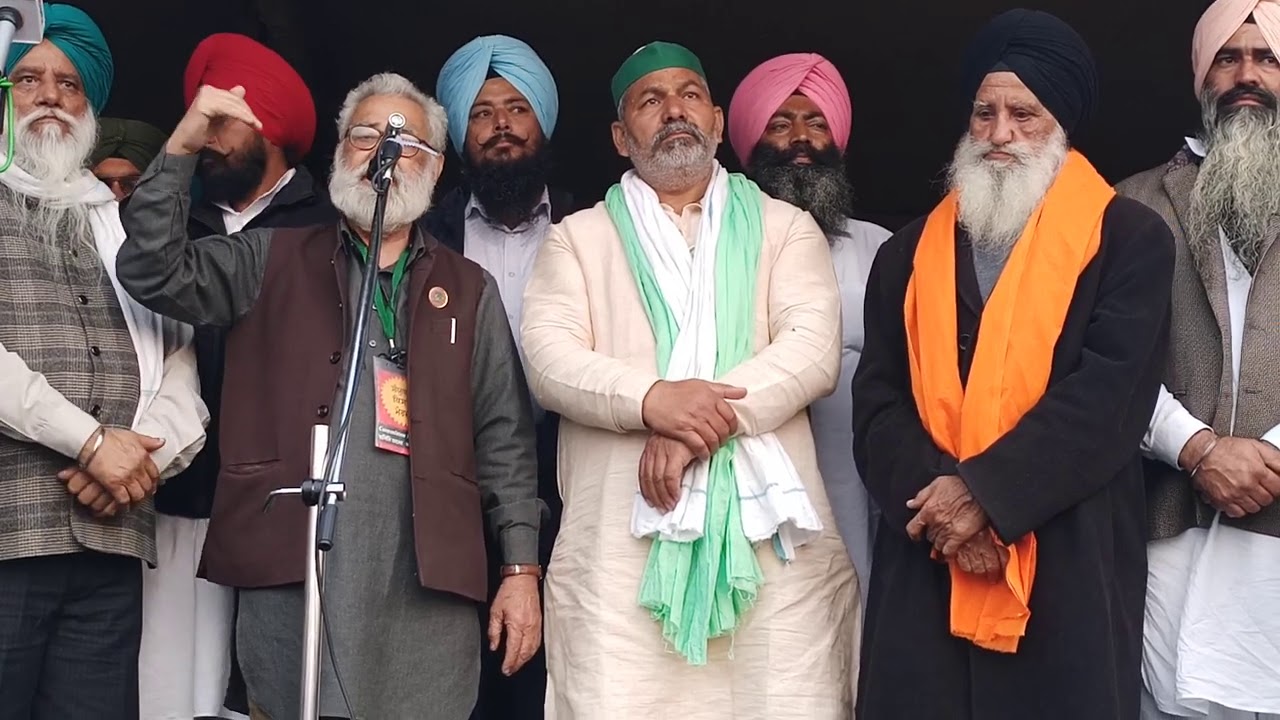 Darshan pal singh at Ghazipur Border