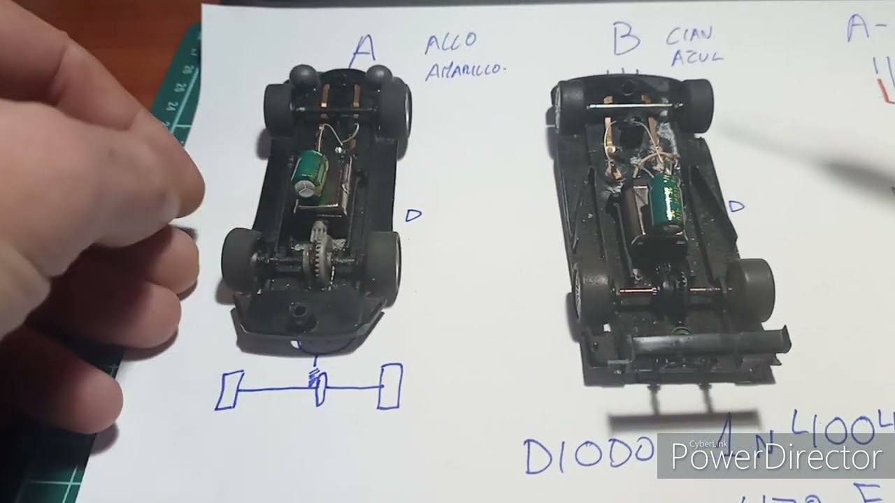 MODIFICACION Y PREPARACION COCHES SCALEXTRIC PARA AC2CAR