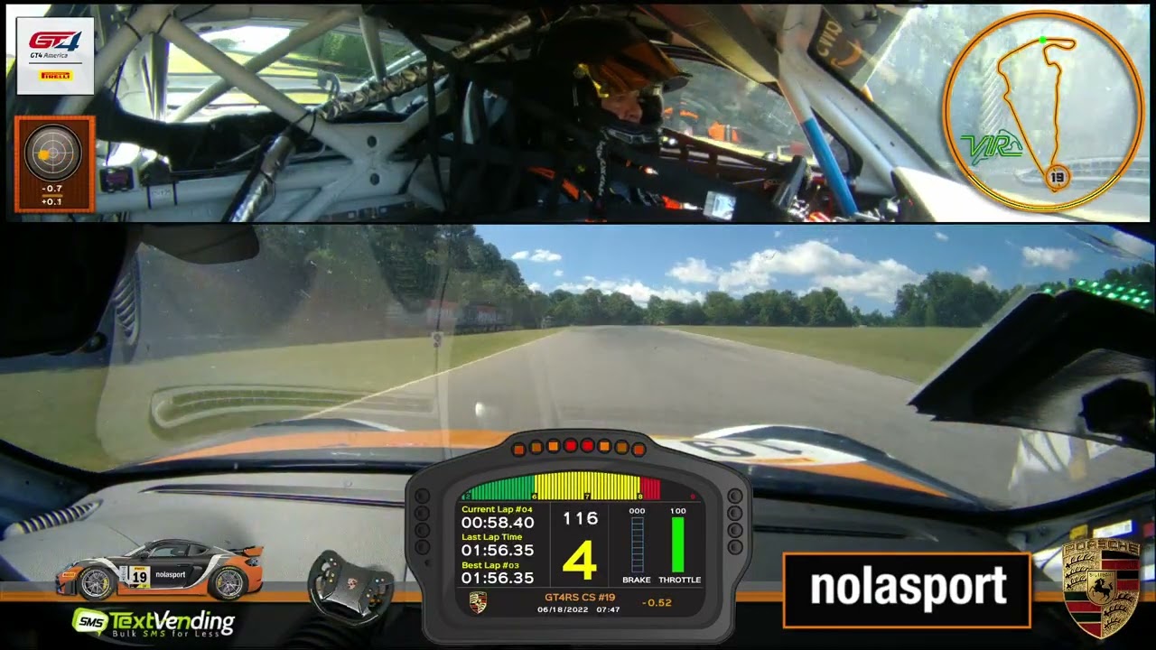 A Lap Around Virginia International Raceway in a Porsche GT4RS Clubsport