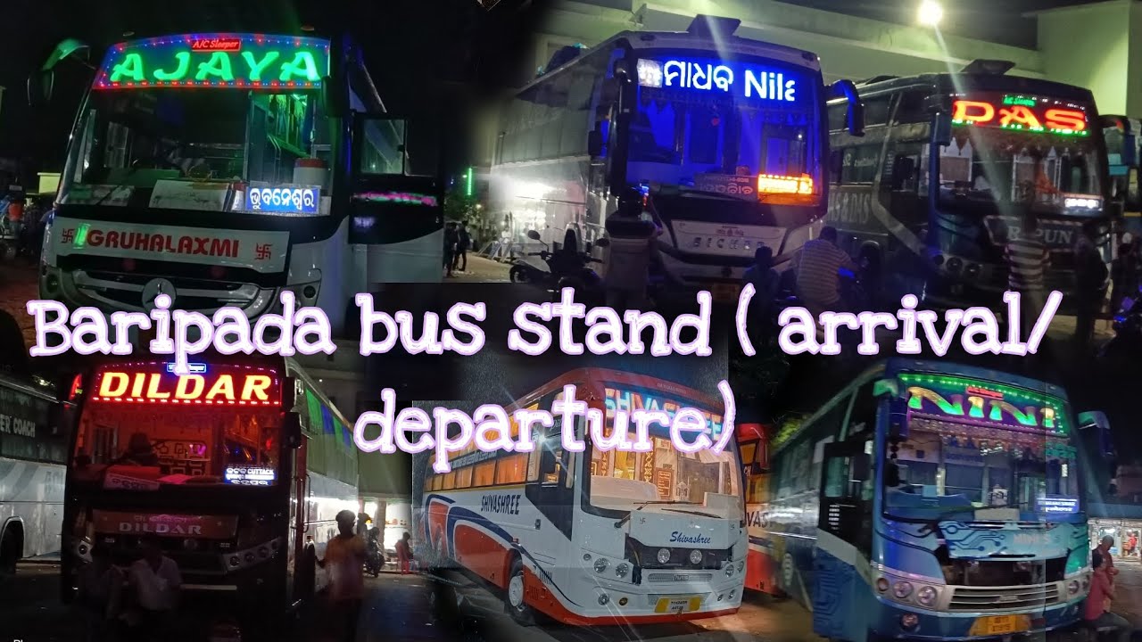 interrior view of the most luxurious bus in Baripada bus stand||arrival&departure time of luxury bus