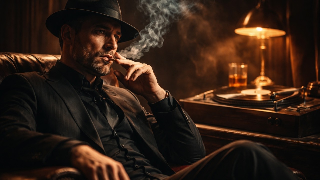 The Blues of a Silent Man | Dark Blues | Gentleman's Music #darkblues  #bluesmusic  #emotionalblues