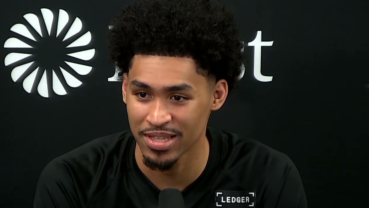 Dylan Harper PostGame Interview | San Antonio Spurs vs Philadelhia 76Ers