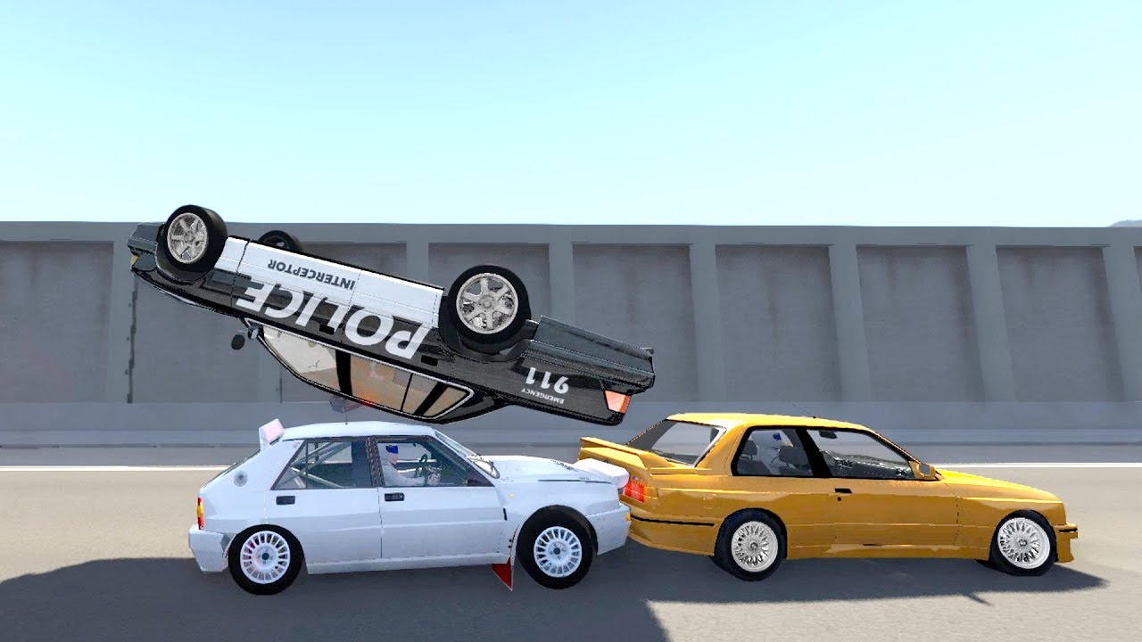 Beamng drive - Millimetric Close Calls