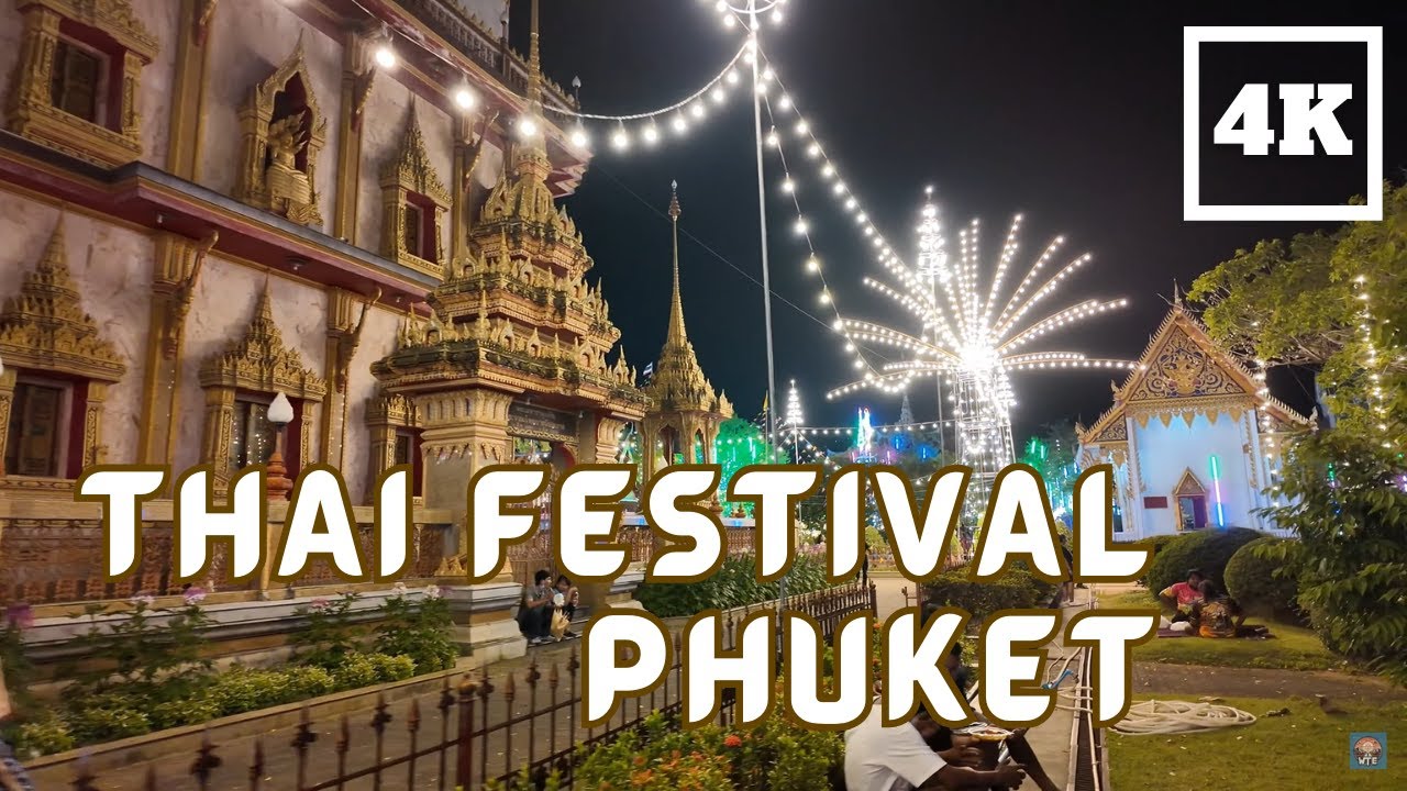 Thai Culture and Traditions | Local Thai Festival Phuket | 4K