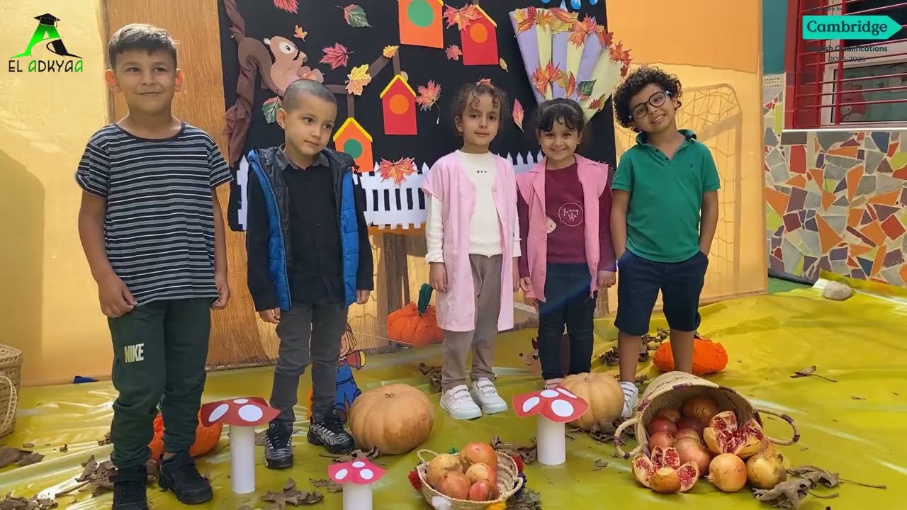 كتاكيت التعليم الأولي يقدمون نشاطا فنيا عن فصل الخريف،