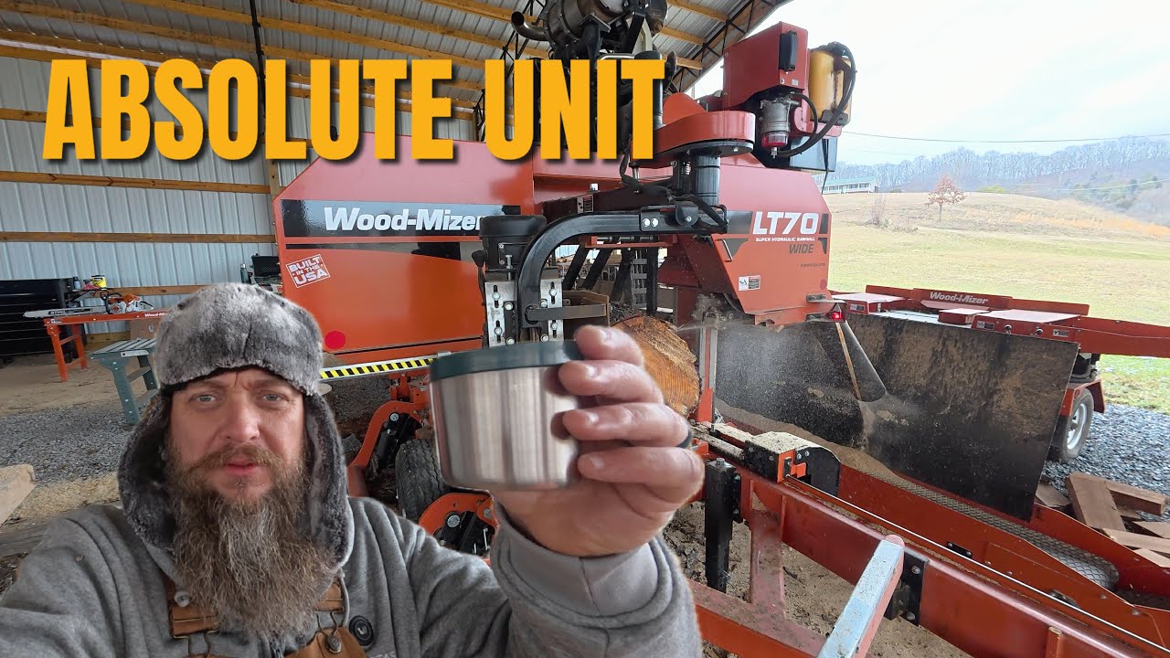 Turning Logs Into Massive Beams on My Wood-Mizer