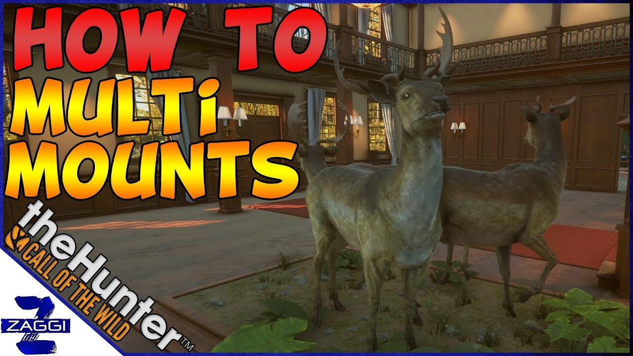 Multi Trophy Mounts How To - TheHunter Call of the Wild