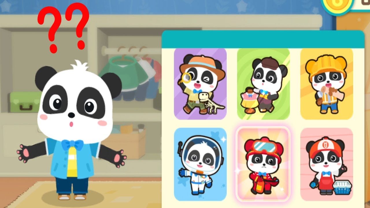 Baby Panda Profession Master 3 - Learn Professions & Help Kiki for Choose a Job - Babybus Games