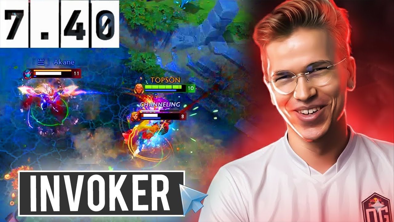 Инвокер на средней линии в исполнении Топсона показал невероятную игру в Battle Cup | Патч 7.40