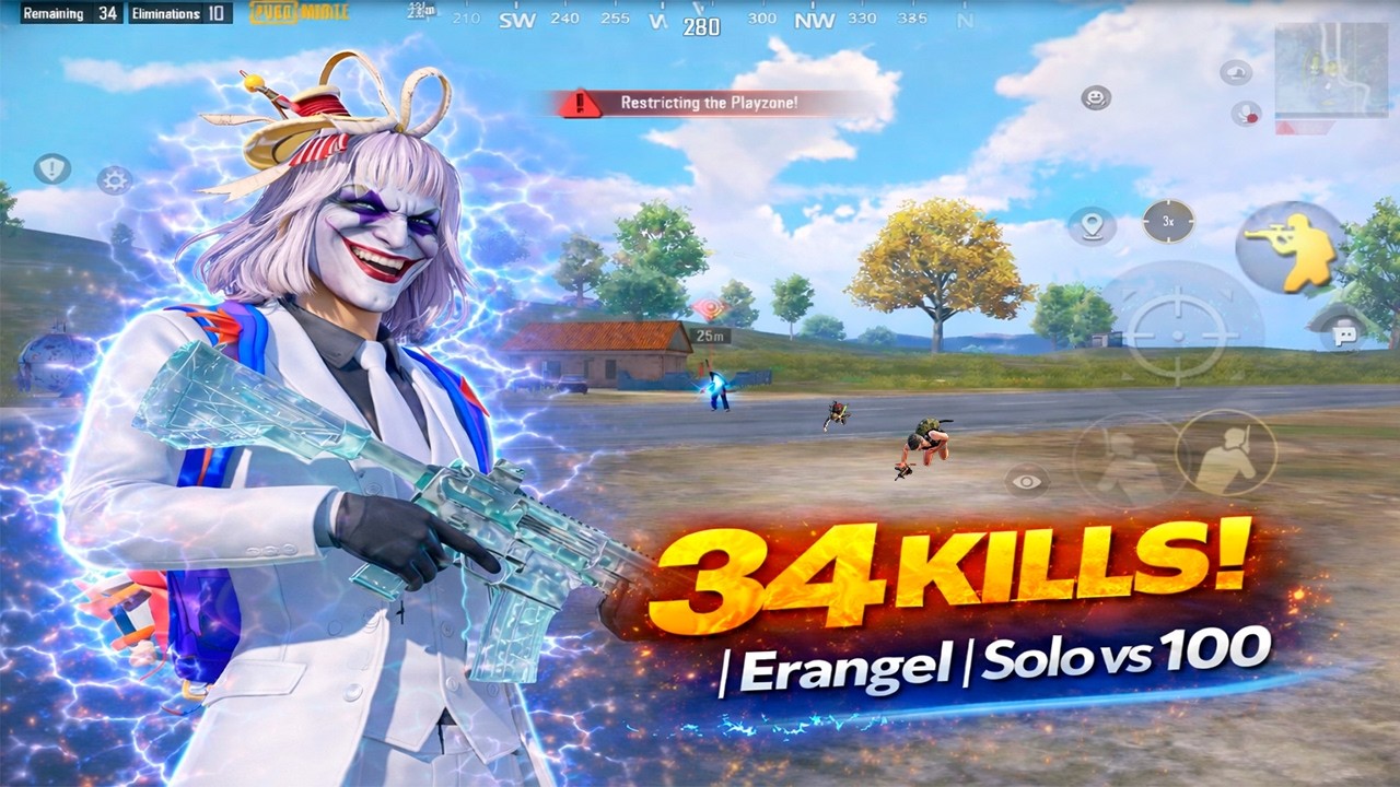1 vs 100 Unstoppable 34 Kills PUBG Mobile ERANGEL