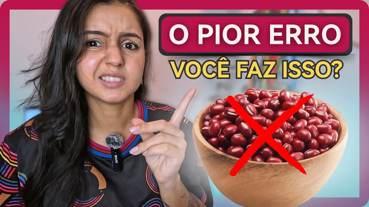 VOCÊ ESTÁ FAZENDO FEIJÃO ERRADO E DISPERDIÇANDO FERRO (PARE COM ISSO)