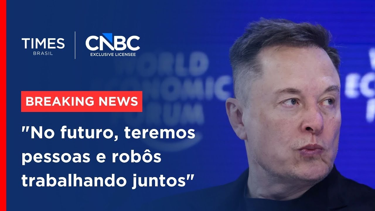 Davos: Musk defende futuro multiplanetário e aposta em IA, robótica e energia solar | BREAKING NEWS