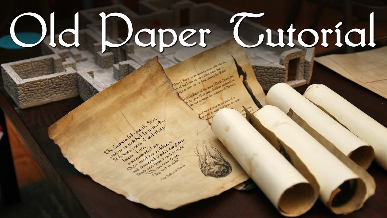 Old Paper Tutorial