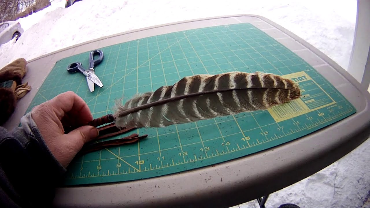 Making a Smudge Feather or Prayer Feather