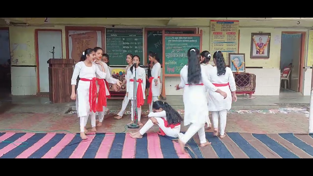 नूतन विद्यालय 7वीअ नालासोपारा (पूर्व)पथनाट्य सादर करणाऱ्या विद्यार्थीनी :- महिला सुरक्षा काळाची गरज.