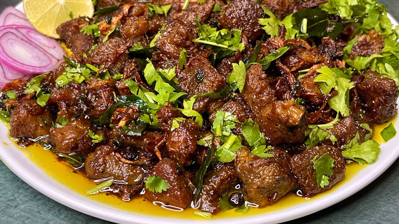 Sirf 15 Minute Instant HYDERABADI KALIMIRCH KA TALAHUA MASALA GOSHT - PEPPER MUTTON FRY 