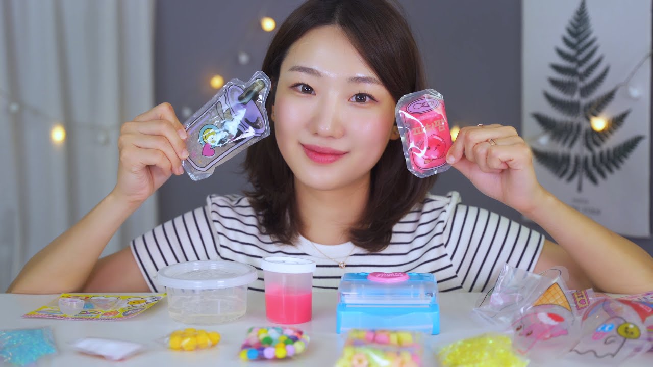 [ASMR] 스퀴시 메이커로 나만의 스퀴시 만들어 소리 내기🧸 | 장난감 ASMR