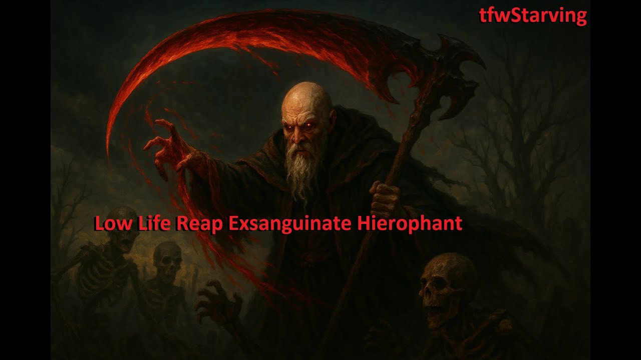 PHYS DOT BUFFS!  3.26 Reap/Exsanguinate Low Life Hierophant League Starter