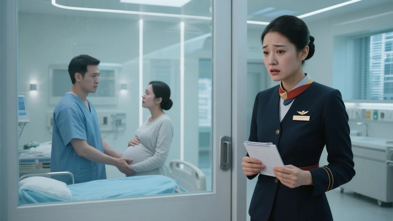 Nữ tiếp viên trưởng đi khám thai thì bắt gặp chồng đẩy bồ nhí vào phòng sinh, cô chỉ mỉm cười quay l
