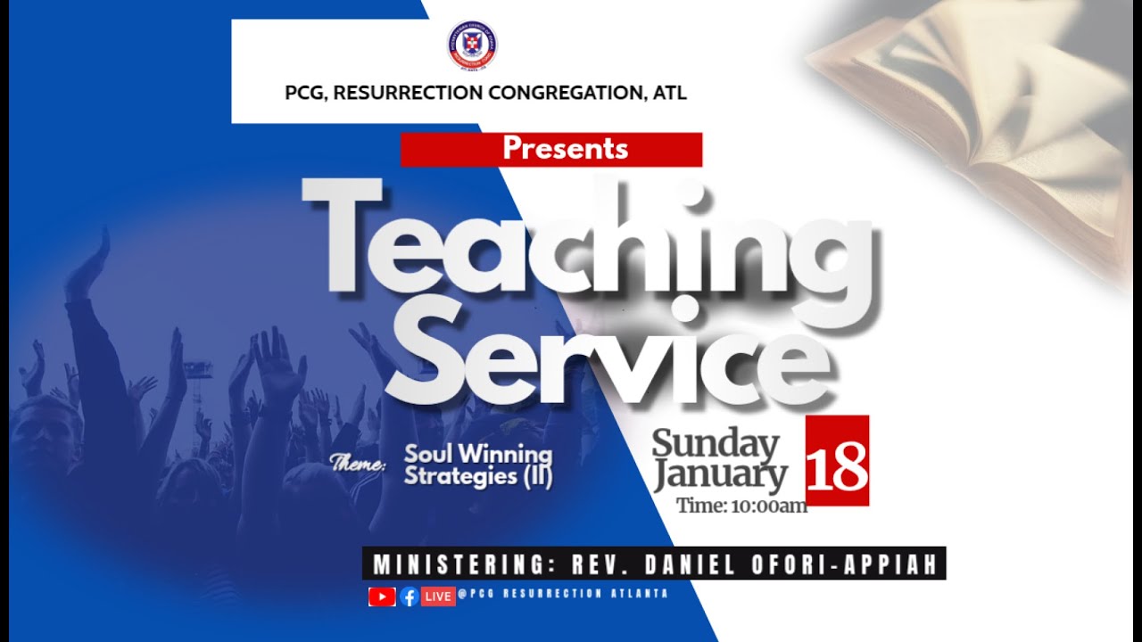 3RD SUNDAY/TEACHING SERVICE || JANUARY 18TH, 2026