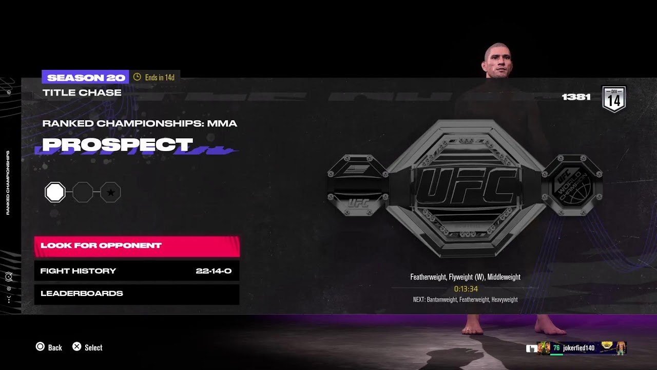UFC 5 / Tittle run 🇩🇿 🥋