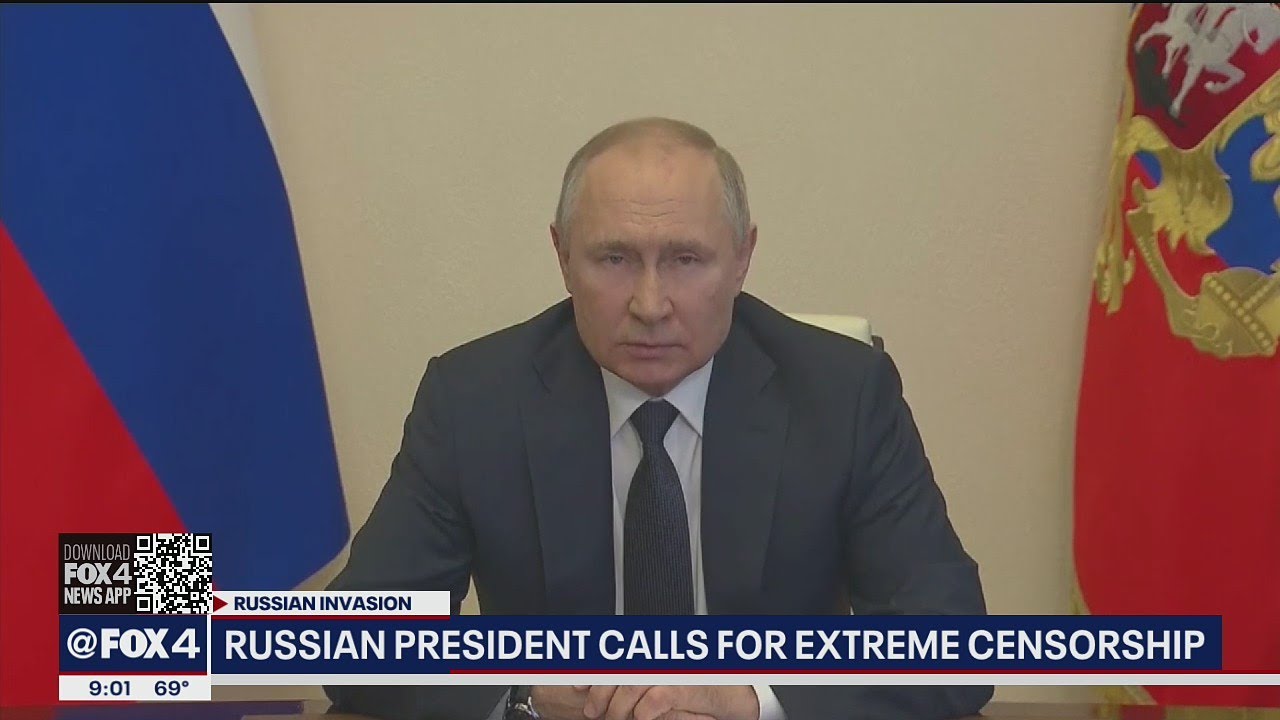 Russian president calls for extreme censorship