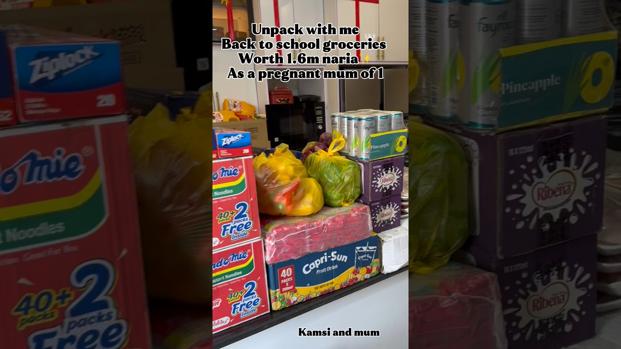 Unpack 1.6m groceries‼️#asmr #restock #organizedhome #pregnancy #satisfying #momlife #mom #shorts
