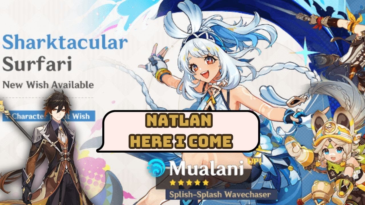 Natlan Finally End Zhongli Jp Va Bad Luck Streak | Mualani & Kachina Pull