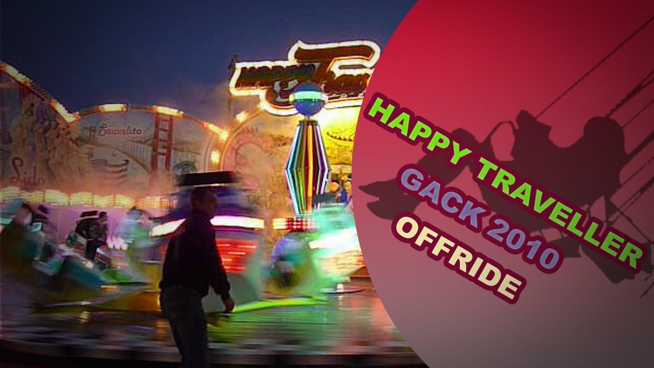 Happy Traveller Gack auf dem Frühlingsmarkt 2010 in Walsrode Offride bei Nacht