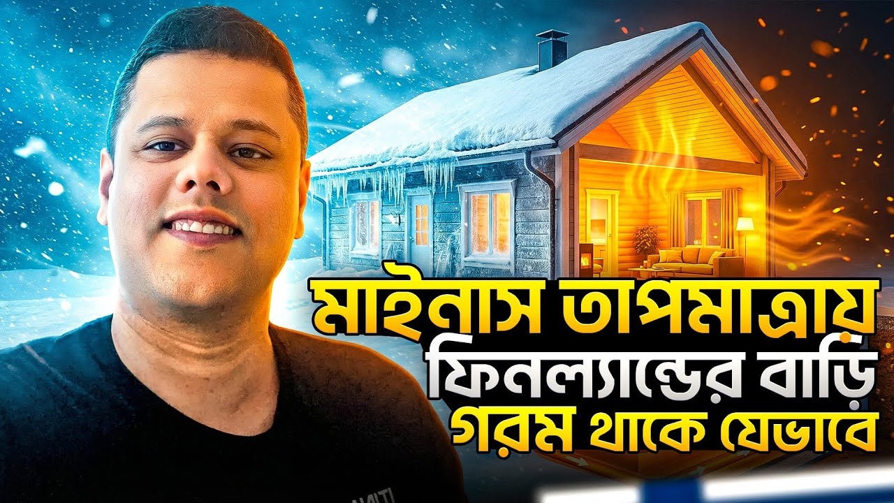 মাইনাস তাপমাত্রায় ফিনল্যান্ডের বাড়ি গরম থাকে যেভাবে | Finland Heating System Explained