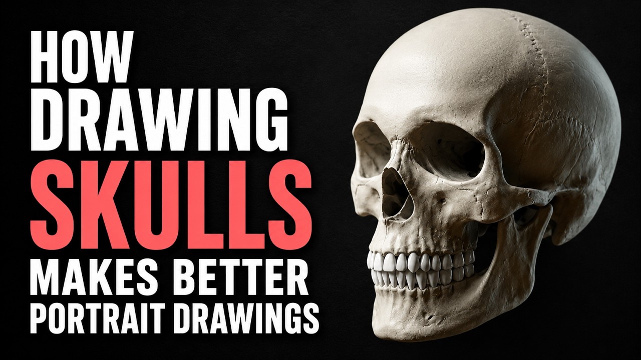Skull anatomy to help you draw better portraits