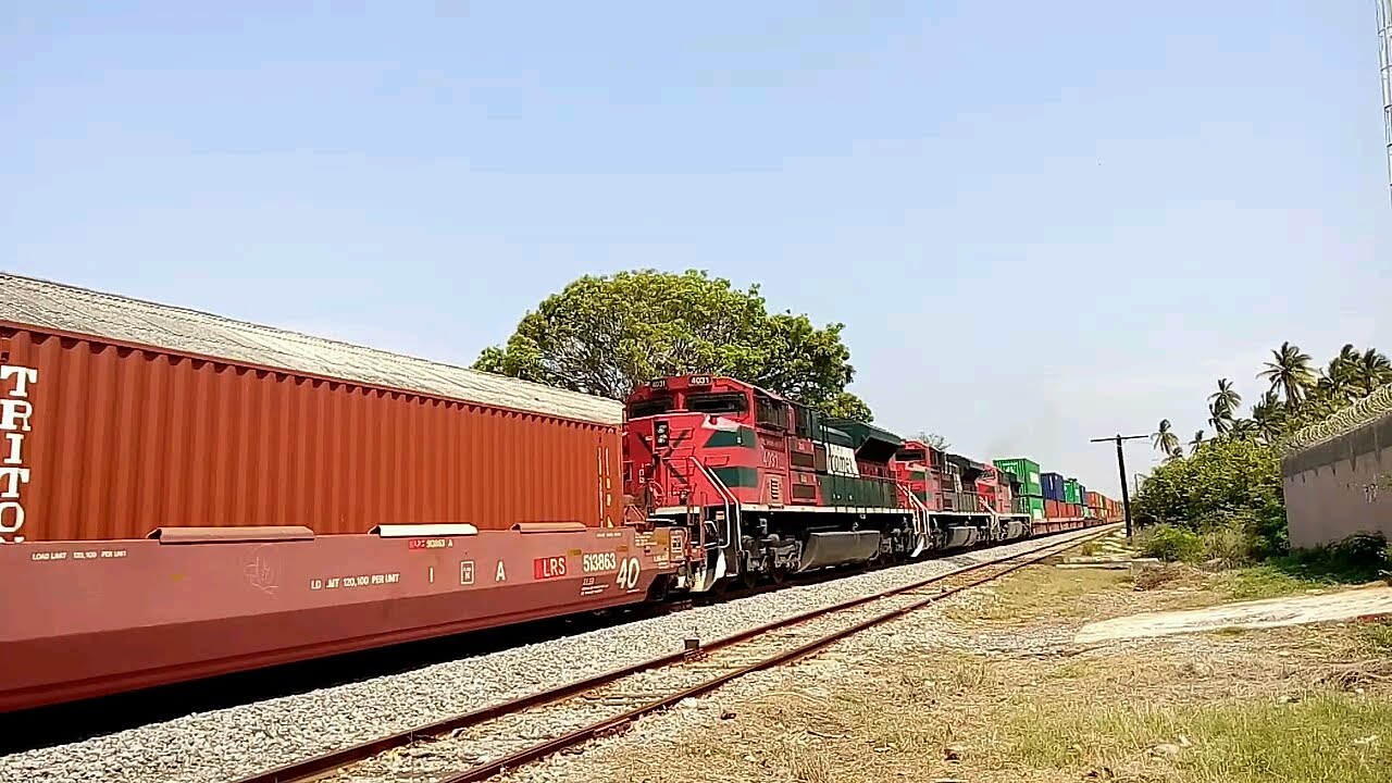 Ferromex, Cuyutlan Colima, Very very fast trains 80km/h