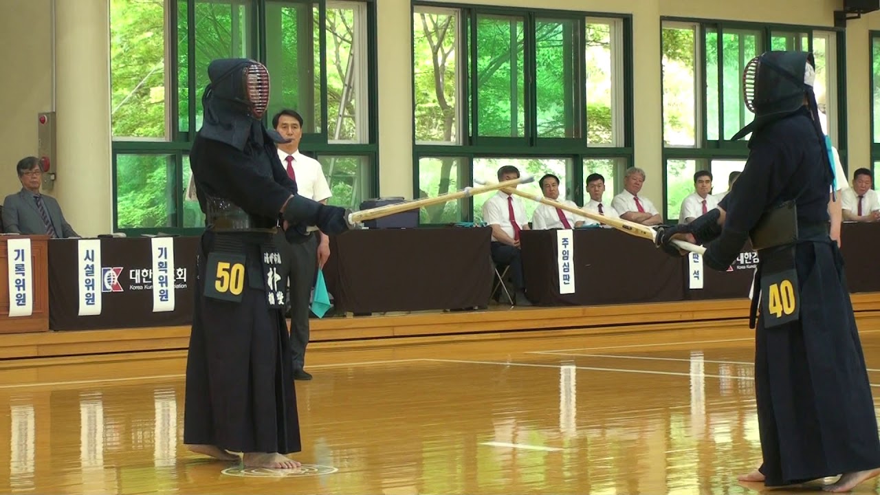 2019 검도7단대회 8강 - 노만우 vs 박상섭 (다른 각도) [검도V] kendoV