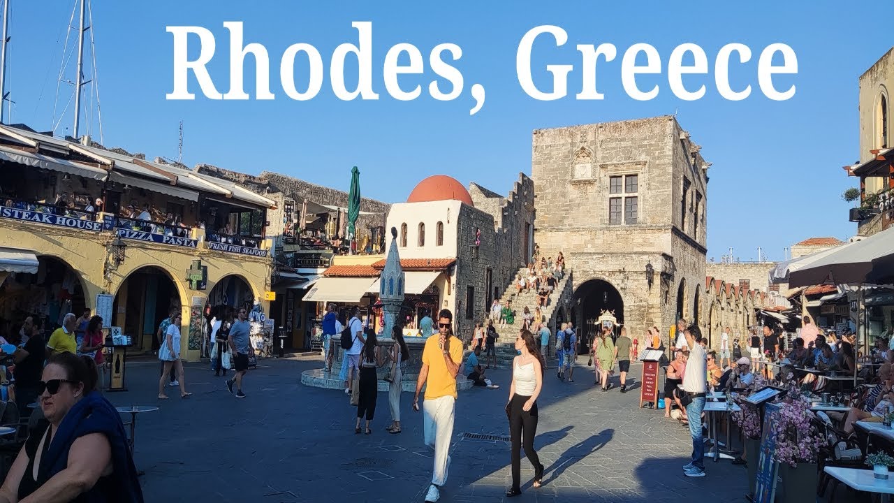 Rhodes Greece: A tour of Rhodes town 🇬🇷